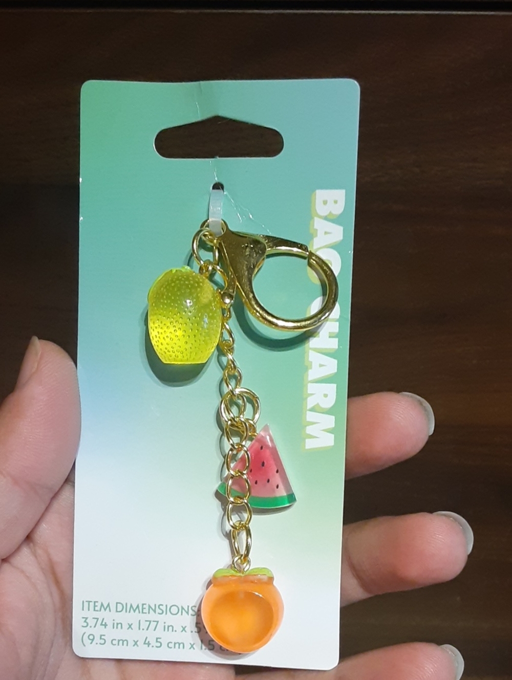 Fruit Charm Keychain